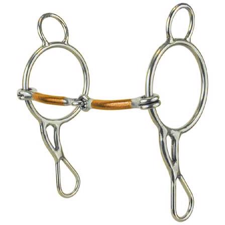 Wonderbit Copper Snaffle - 5\'\' wide