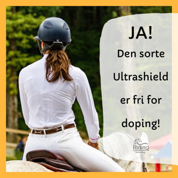 Ultrashield Black, doping free, doping free, black fly spray approved for competition