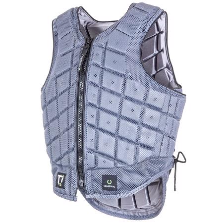 Gunmetal safety vest - Great looking jumping vest with a high level of comfort