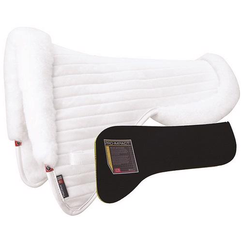 Ergonomic All Purpose Coolback Half Pad | White