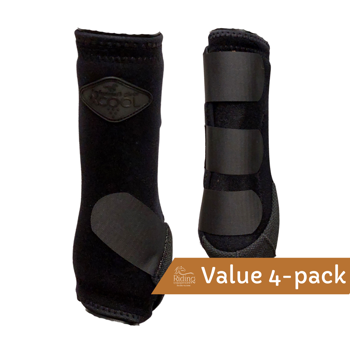 Dressage 2XCool Sports Medicine Boots 4-pack | Black