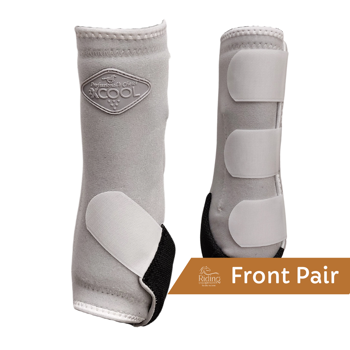 Dressage 2XCool Sports Medicine Front Boots | White