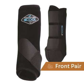 2XCool Sports Medicine Front Boots | Black Medium