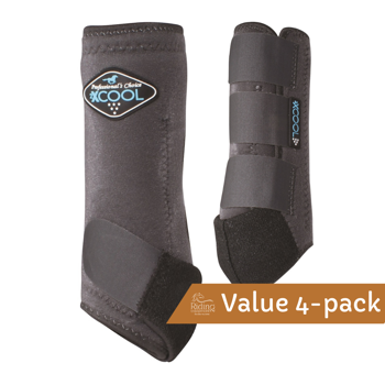 2XCool Sports Medicine Boots 4-pack | Charcoal Medium