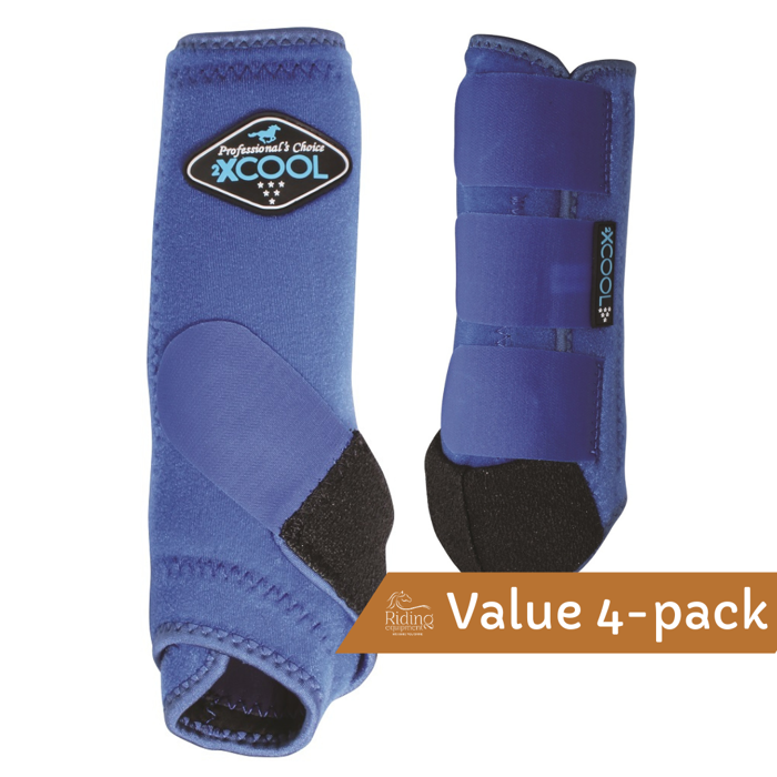 2XCool Sports Medicine Boots 4-pack | Royal Blue Small