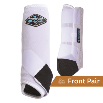 2XCool Sports Medicine Front Boots | White Medium