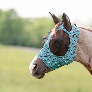 Comfort Fit Lycra Fly Mask w/ Forelock Opening | Pony Tracks Full