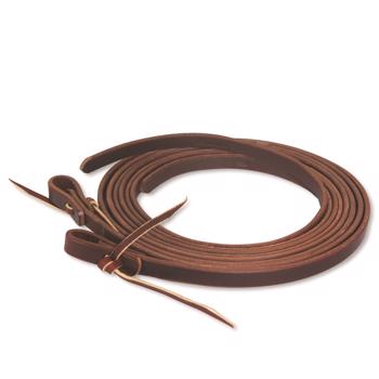 Burgundy Latigo Split Reins w/ Waterloops | ½" x 7'