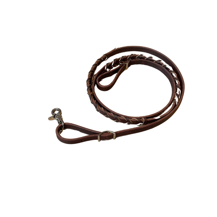 Professional\'s Choice Barrel Rein Laced 5/8 BUR