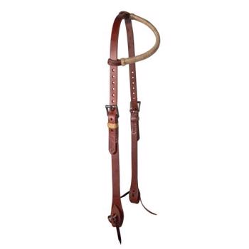 Professional's Choice | Rawhide Trimmed 5/8" Single Ear Headstall