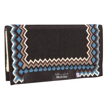 SMx Air Ride Western Pad | Shilloh Black/Teal 3/4" x 34" x 36"