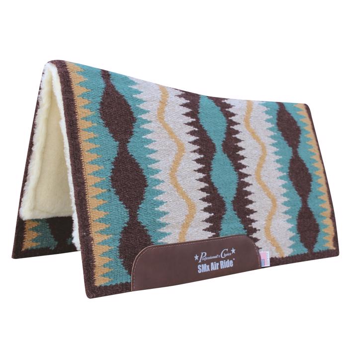 Comfort-Fit SMx Air Ride Western Pad | Serpentine Coffee 3/4" x 33" x 38"