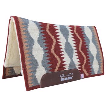 Comfort-Fit SMx Air Ride Western Pad | Serpentine Wine 3/4" x 33" x 38"