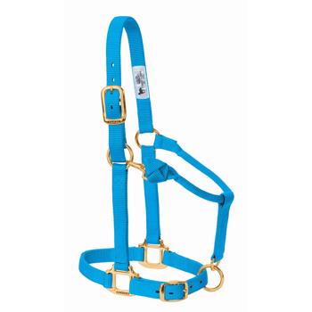 Weaver | Original Adjustable Chin and Throat Snap Halter, 1" | Hurricane Blue