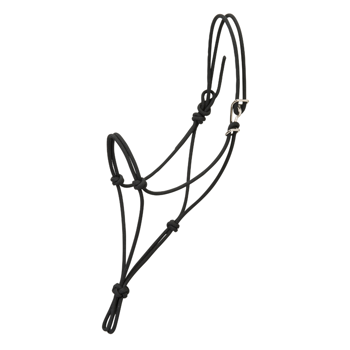 Weaver Silvertip No. 95 Rope Halter w/ Clip | Black | Average