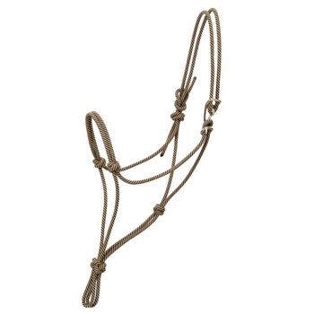 Weaver Silvertip No. 95 Rope Halter w/ Clip | Black/Tan | Average