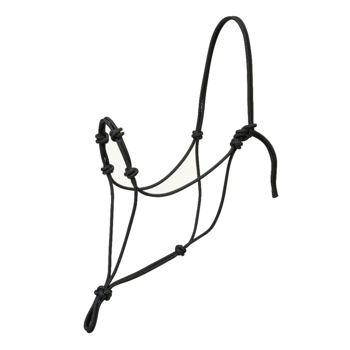 Silvertip Four Knot Rope Halter | Black Small