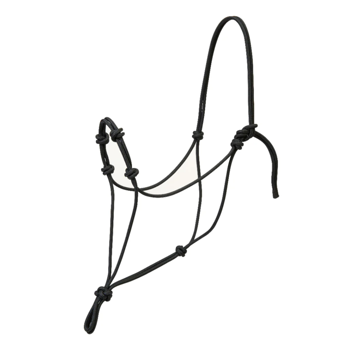 Silvertip Four Knot Rope Halter | Black