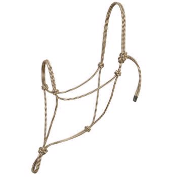 Weaver Silvertip Big Sky Rope Halter - Tan/Black