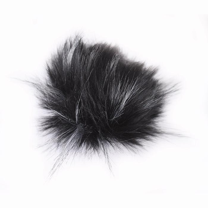 Woof Wear | Attachable Pom Pom | Black