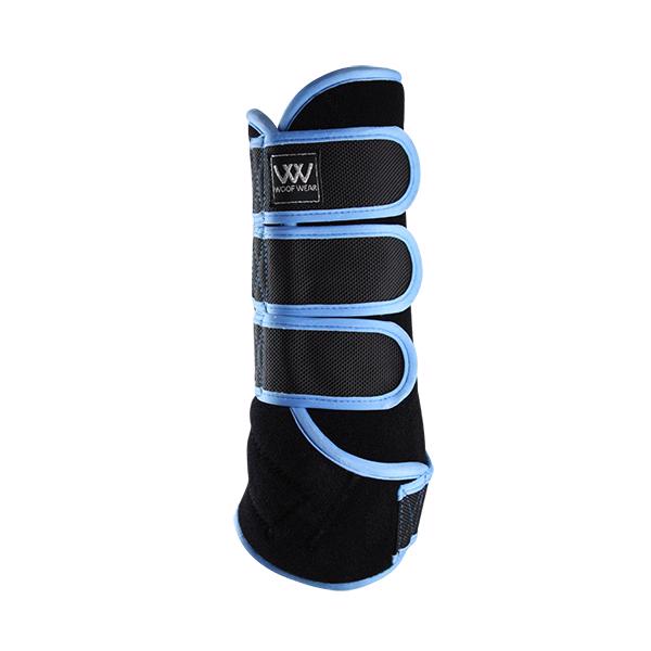 Woof Wear | Dressage Wrap | Black/Powder Blue