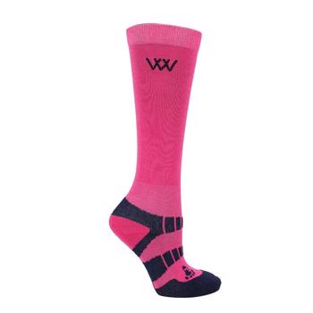 Young Rider Pro Bamboo Sock | Pink/Navy