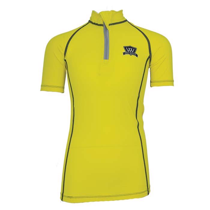 Young Rider Pro Short Sleeve Perf. Shirt | Sunshine Yellow